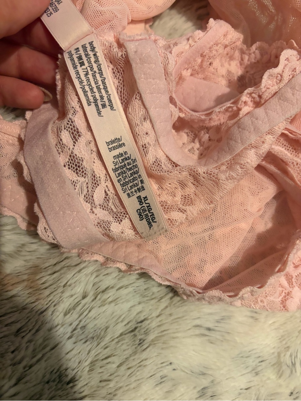 Victoria's Secret Pink Lace Bralette - Picture 3 of 3